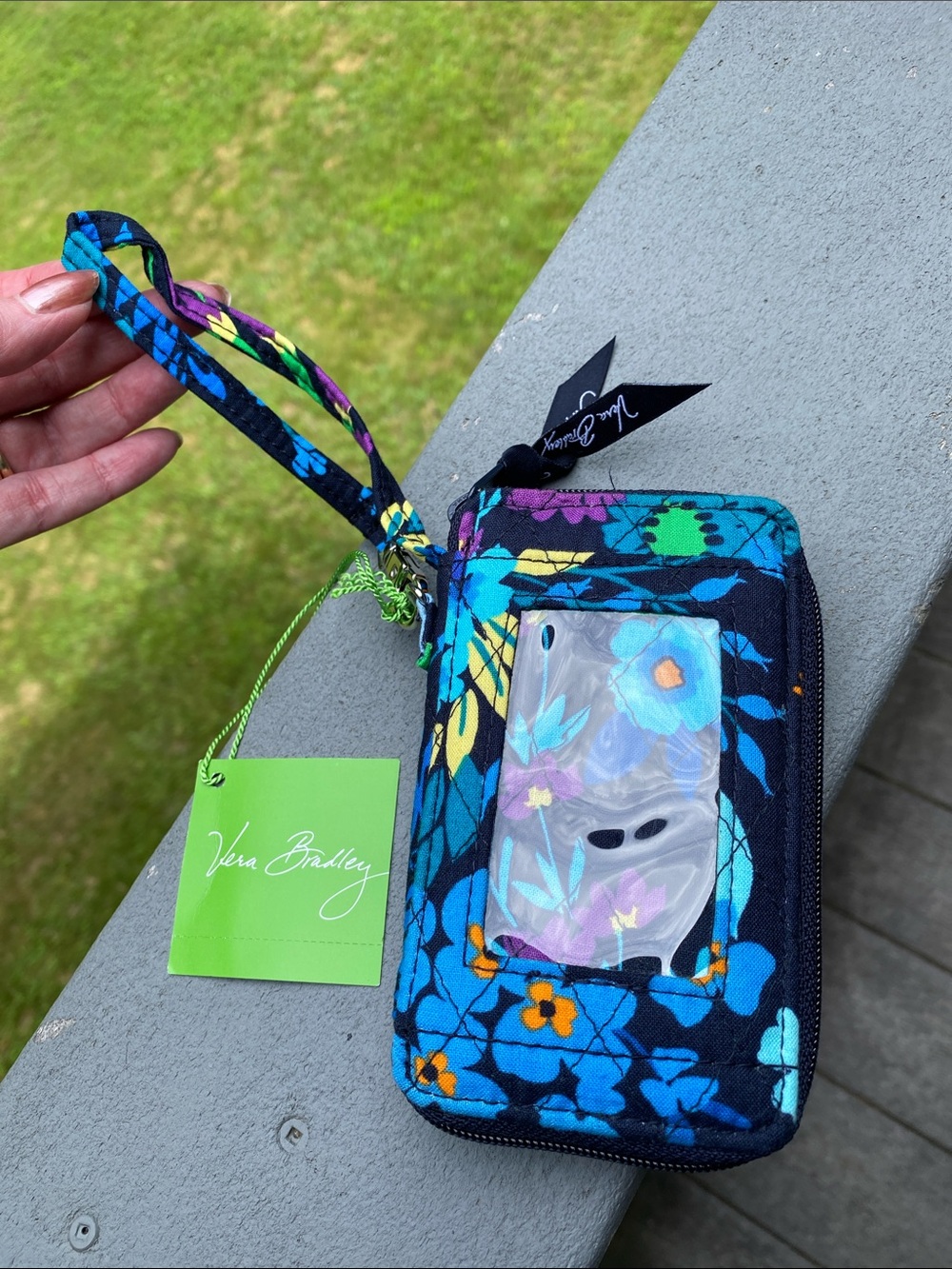 Vera Bradley Midnight Blues All in One Wristlet MUSTY